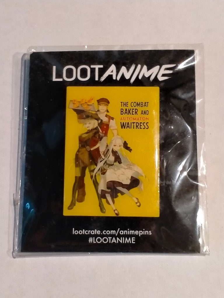 LootAnime the Combat Baker Anime pin comic rare, Ophalen of Verzenden, Zo goed als nieuw