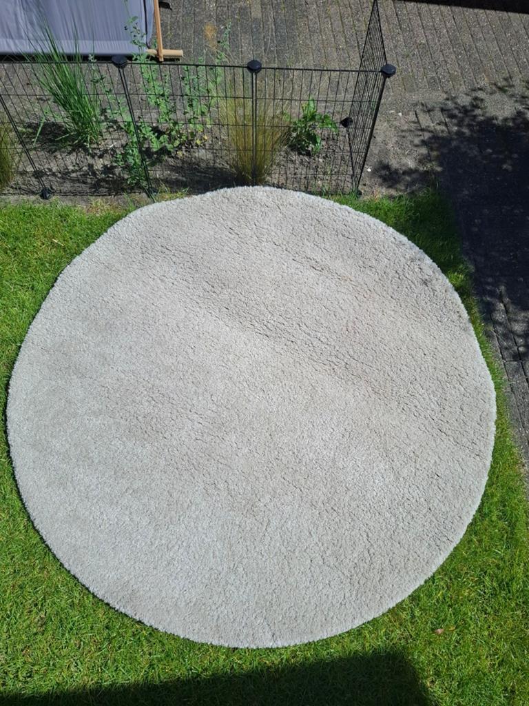 IKEA ADUM Rond Vloerkleed - Zo goed als nieuw, Ophalen, Rond, Zo goed als nieuw, 100 tot 150 cm