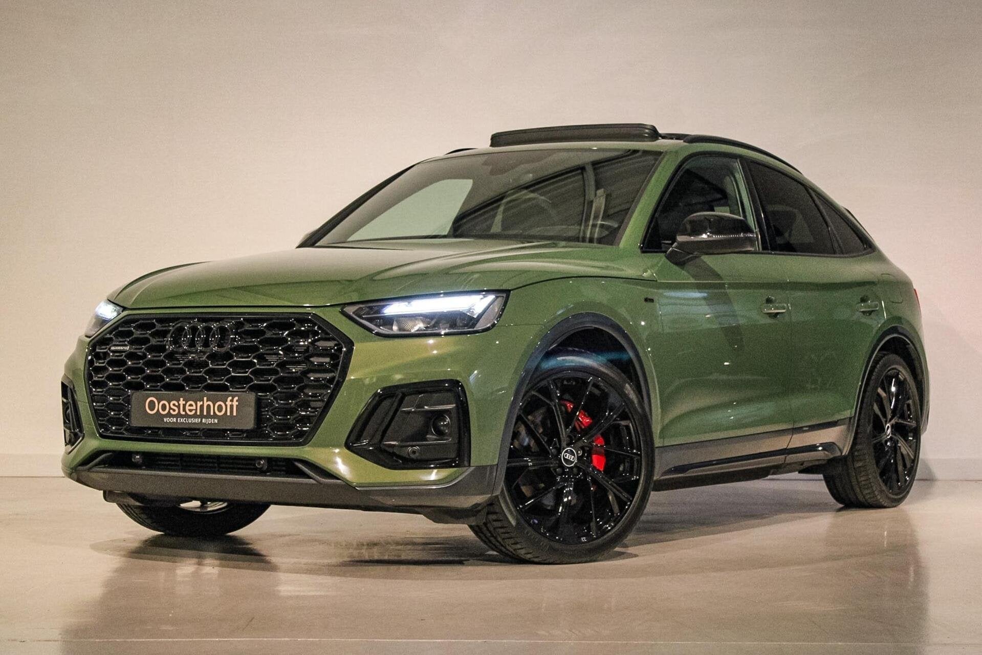 Audi Q5 Sportback 55 TFSI e S edition LUCHTV | PANO | B&O, Auto's, Audi, Automaat, Gebruikt, 4 cilinders, Leder