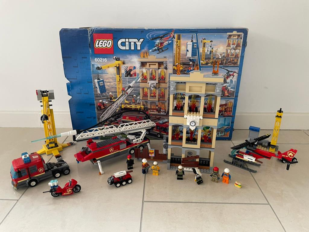 Legoset 60216 Brandweerkazerne, Ophalen, City, Lego, Zo goed als nieuw