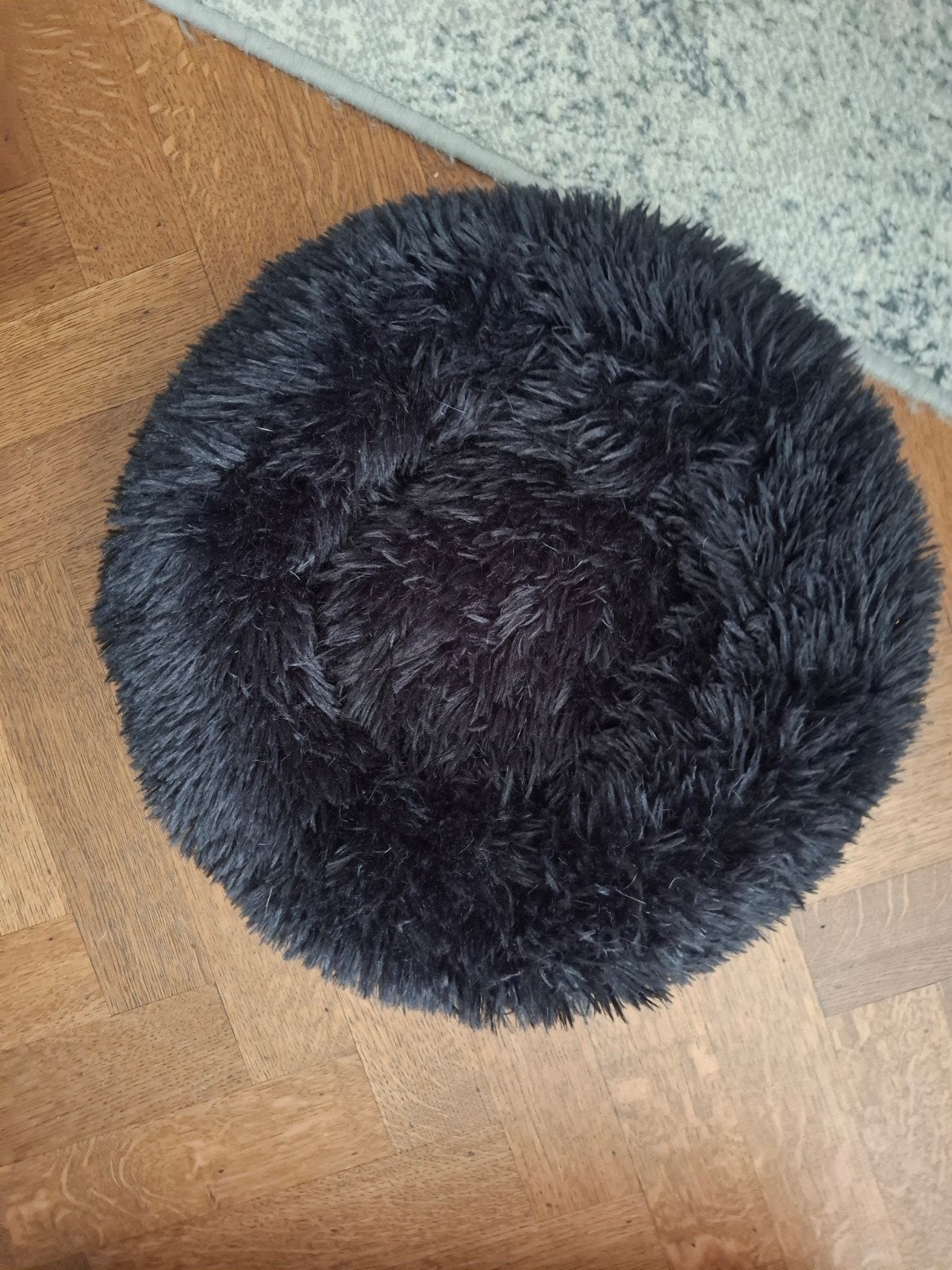 katten/honden mand zwart, Dieren en Toebehoren, Kattenmanden, Ophalen of Verzenden, Nieuw, Pluche