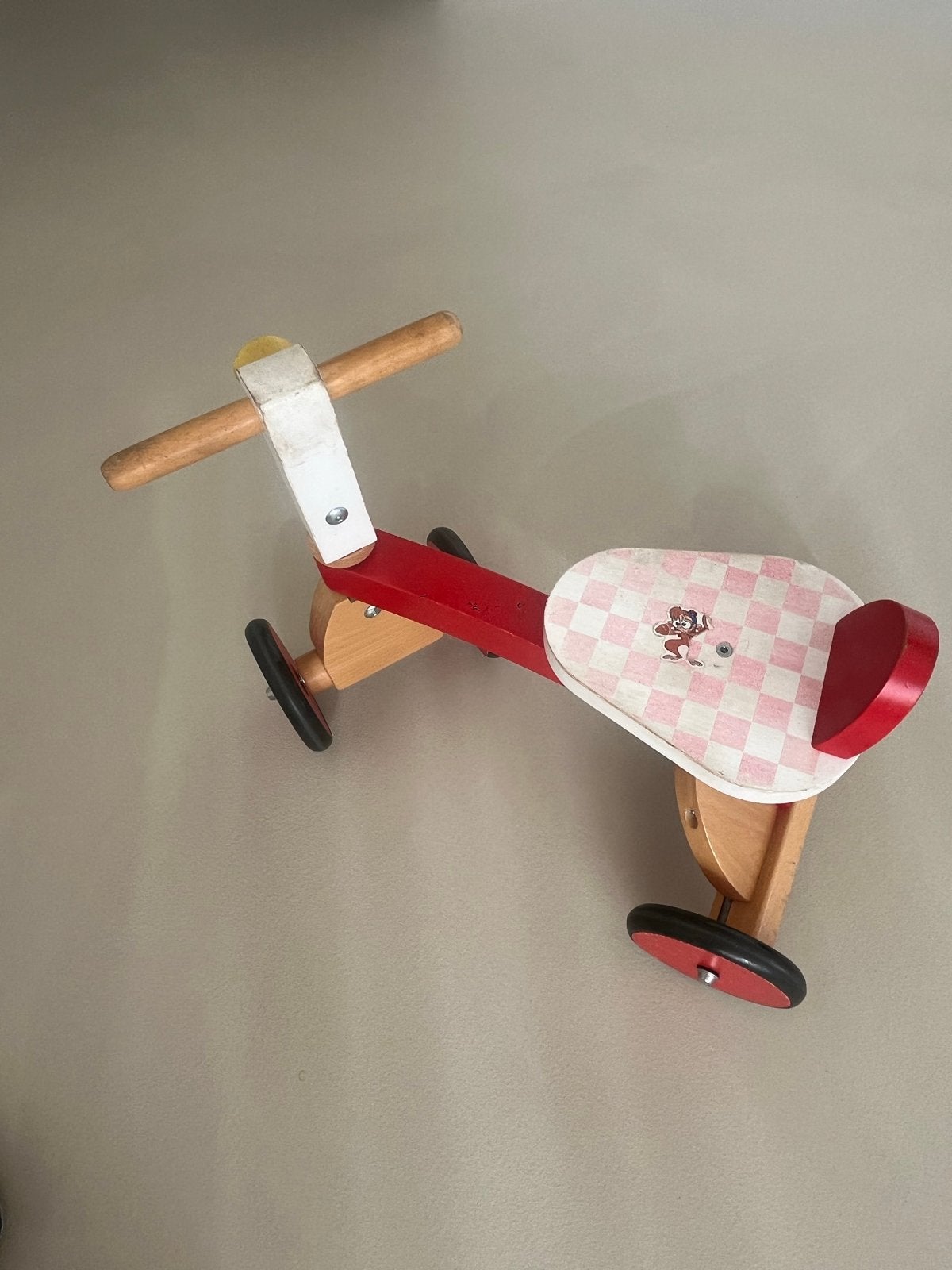 Houten loopfietsje Ideaal voor de kleintjes!, Ophalen, Gebruikt