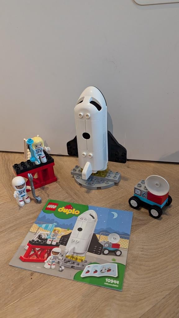 LEGO Duplo 10944 Ruimte Shuttle Missie, Ophalen, Duplo, Complete set, Compleet