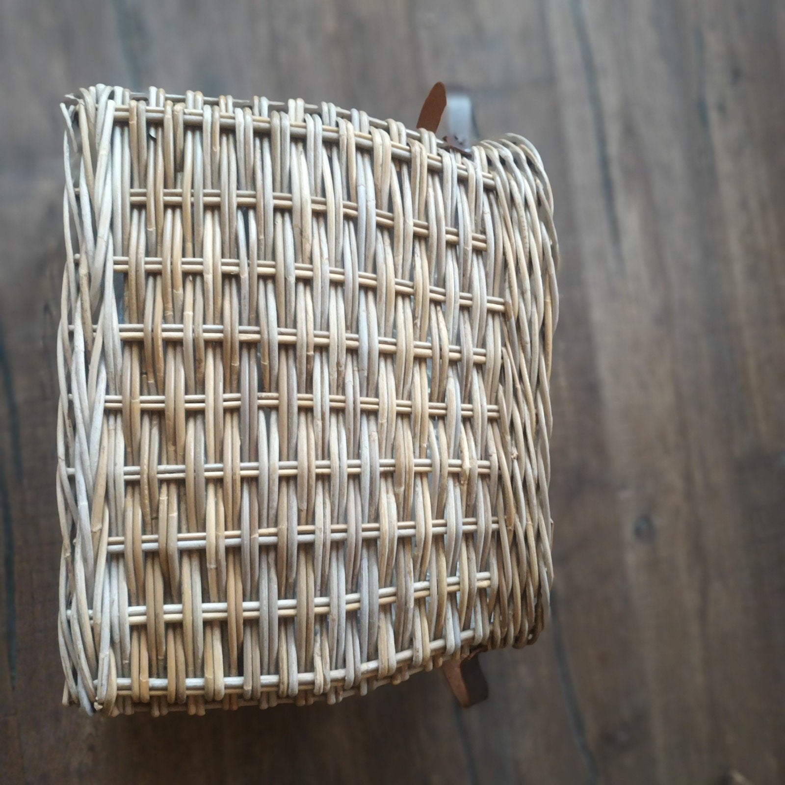 Rieten mand met plastic binnenvoering, Ophalen, Gevlochten, Mand, Nieuw