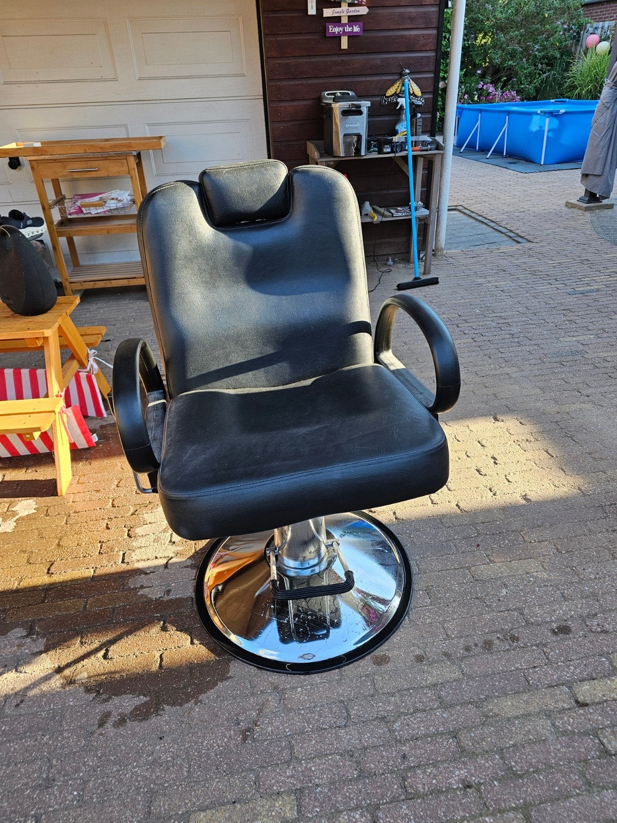 kappersstoel barber/herenstoel, Ophalen of Verzenden