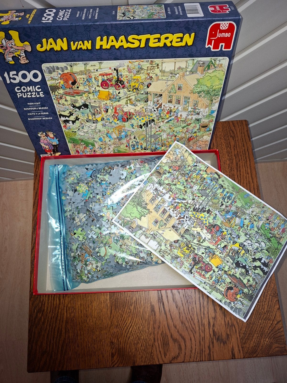 Legpuzzel Jan van Haasteren, Ophalen, 500 t/m 1500 stukjes, Zo goed als nieuw