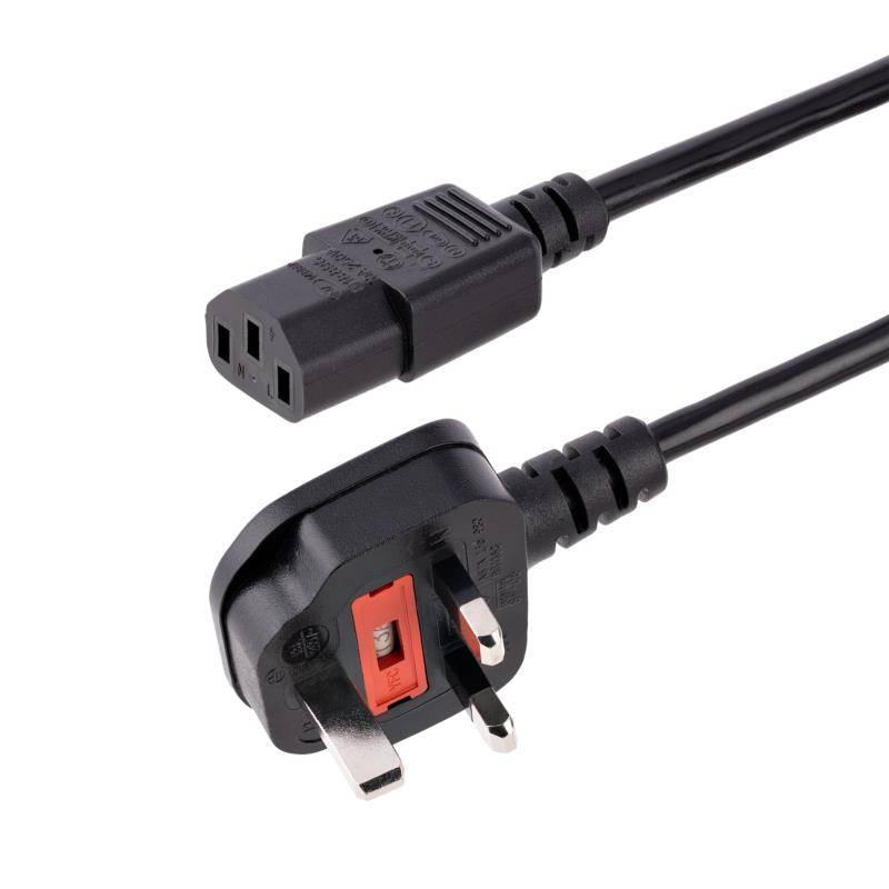 Stroomkabel 1,8 mtr UK of keus USA  plug en  C13 EU plug, Ophalen of Verzenden, Nieuw, Kabel of Snoer