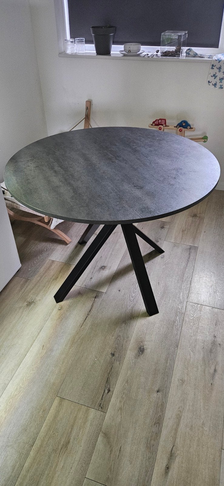 ronde tafel, Ophalen, Gebruikt, Rond, Vier personen