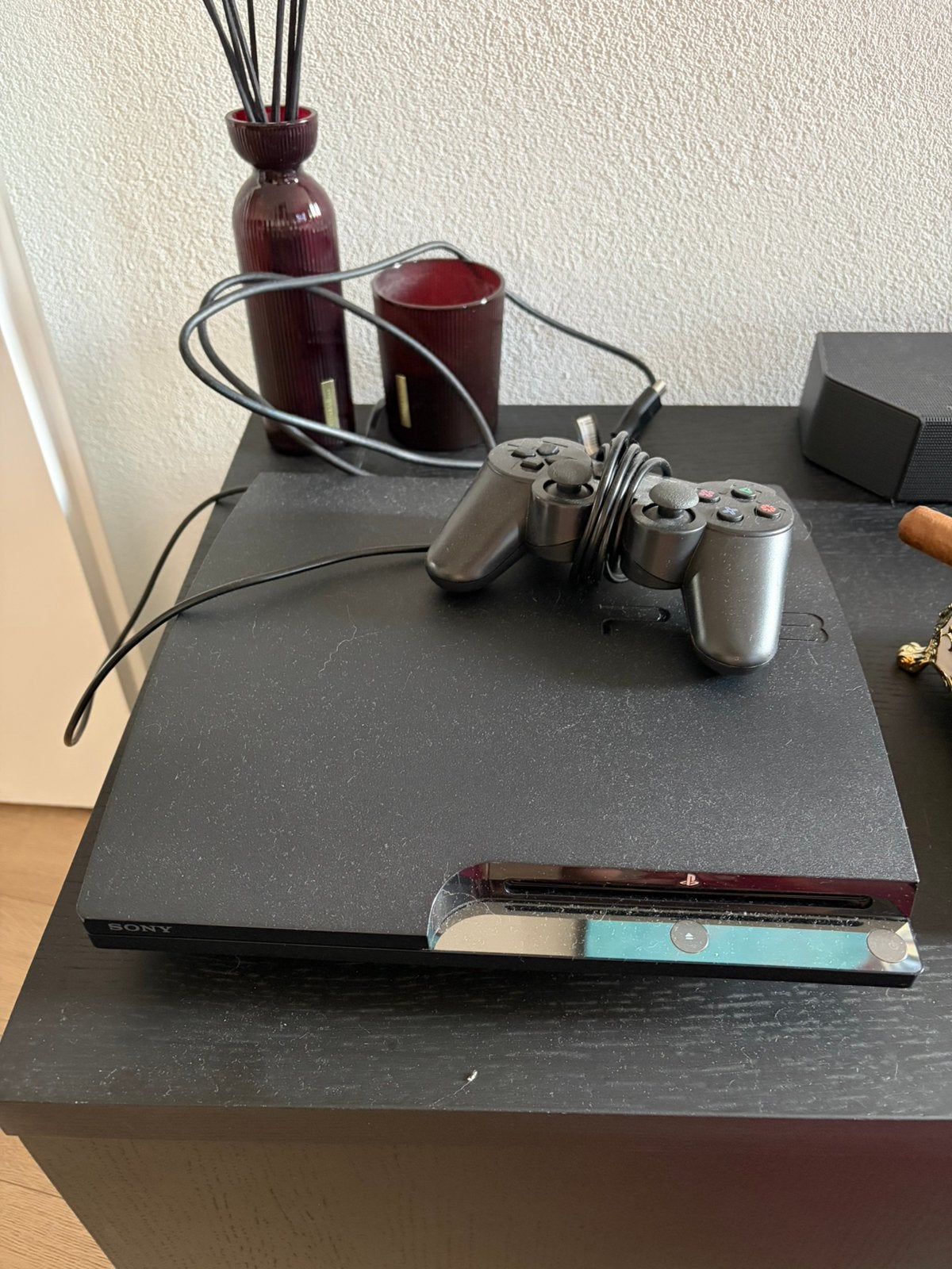 Playstation 3 met spellen, Spelcomputers en Games, Ophalen of Verzenden, Zo goed als nieuw, Met 1 controller, Slim
