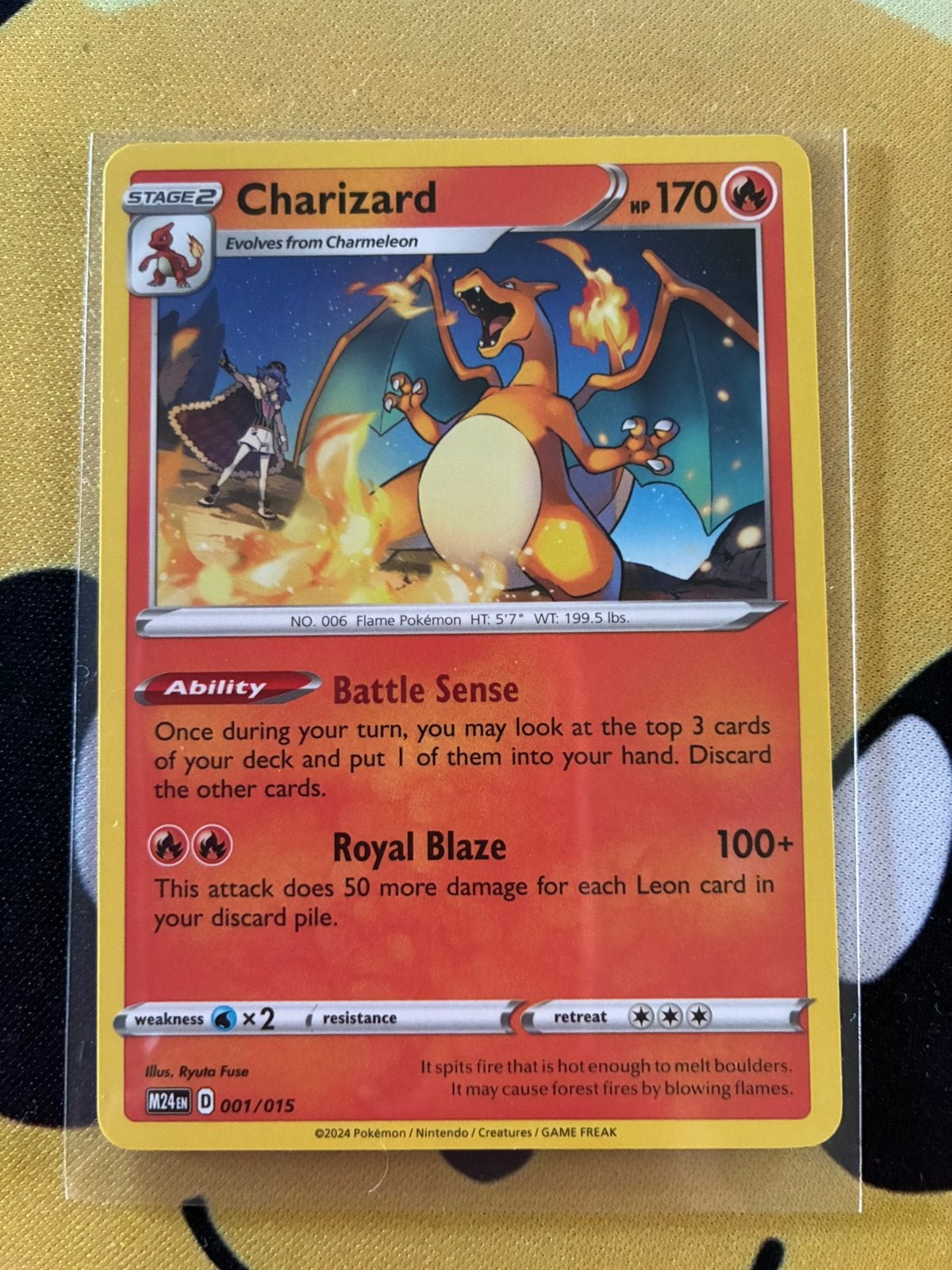 Charizard 001/015 – McDonald’s Dragon Discovery 2024, Ophalen of Verzenden, Zo goed als nieuw