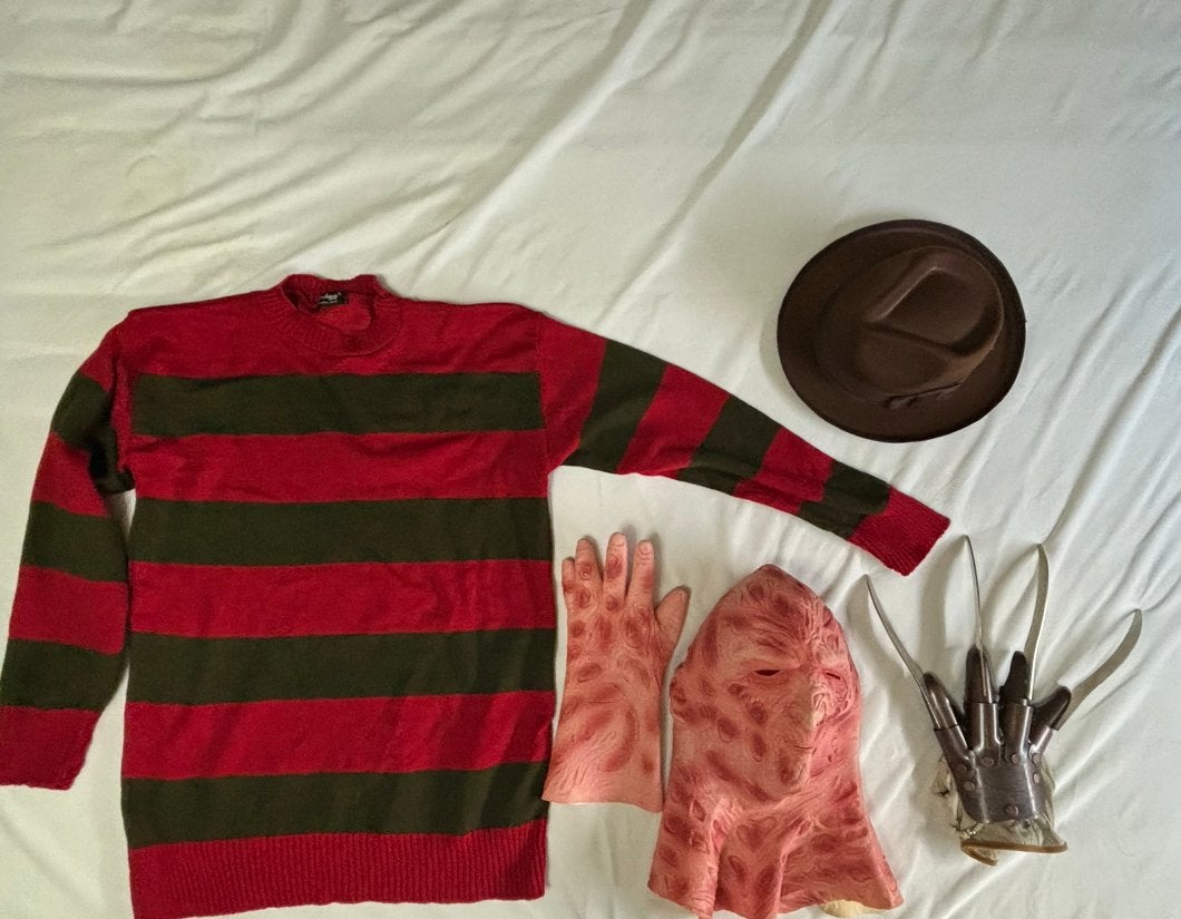 Freddy Kruger cosplay Nightmare on Elmstreet, Ophalen of Verzenden, Zo goed als nieuw, Kostuum