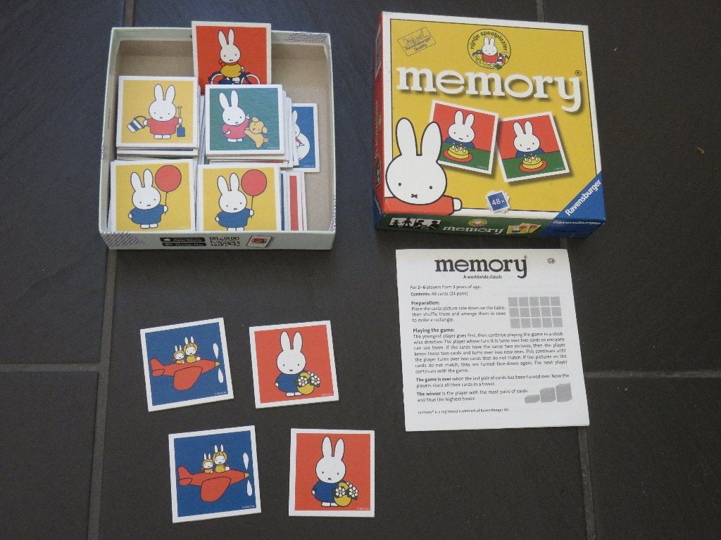 Nijntje memory, spel van Ravensburger vanaf 3 jaar., Ophalen of Verzenden, Gebruikt, Ontdekken