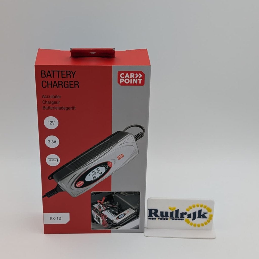 Carpoint Batterijlader 12v 3.8A BX-1D Acculader - Nieuw, Carpoint, Nieuw, Info@carpoint.nl, Pascalweg 10, 4104 BE Culemborg, Nederland