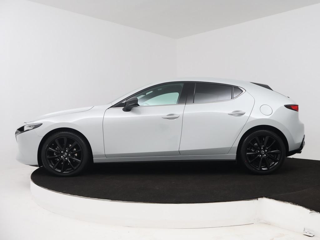 Mazda 3 2.5 e-SkyActiv-G M Hybrid 140 Nagisa automaat | *Dem, Auto's, Mazda, 12 maanden, 4 cilinders, Wit, Origineel Nederlands