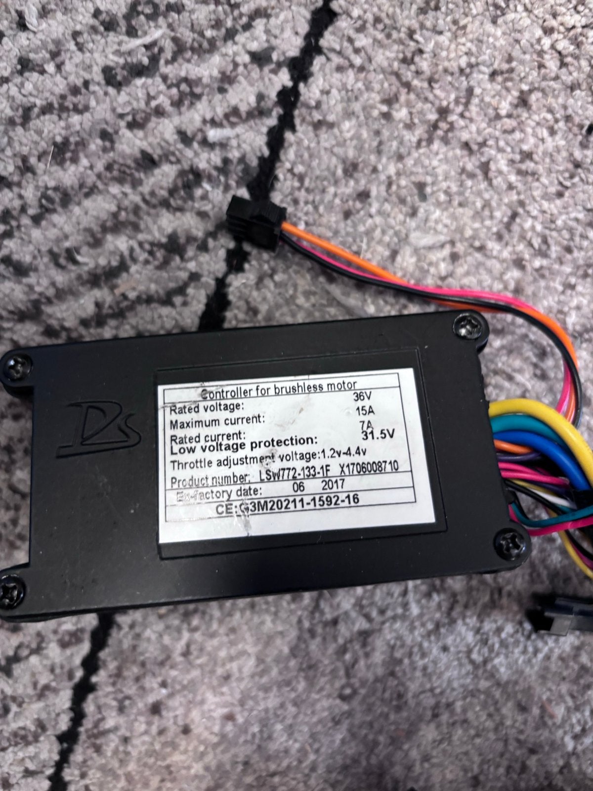 Controller voor Vogue Basic elektrische fiets (36V, 15A), Overige typen, Ophalen, Elektrische fiets, Nieuw