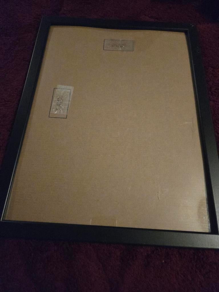 IKEA FISKBO fotolijst zwart 30x40 cm, Ophalen of Verzenden, Zo goed als nieuw, Minder dan 50 cm, Minder dan 50 cm