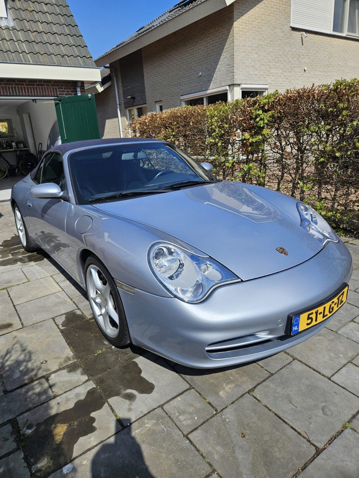 Porsche 996.2, Carrera 4 Handgeschakeld, Cabriolet, 320 pk, Leder, Handgeschakeld