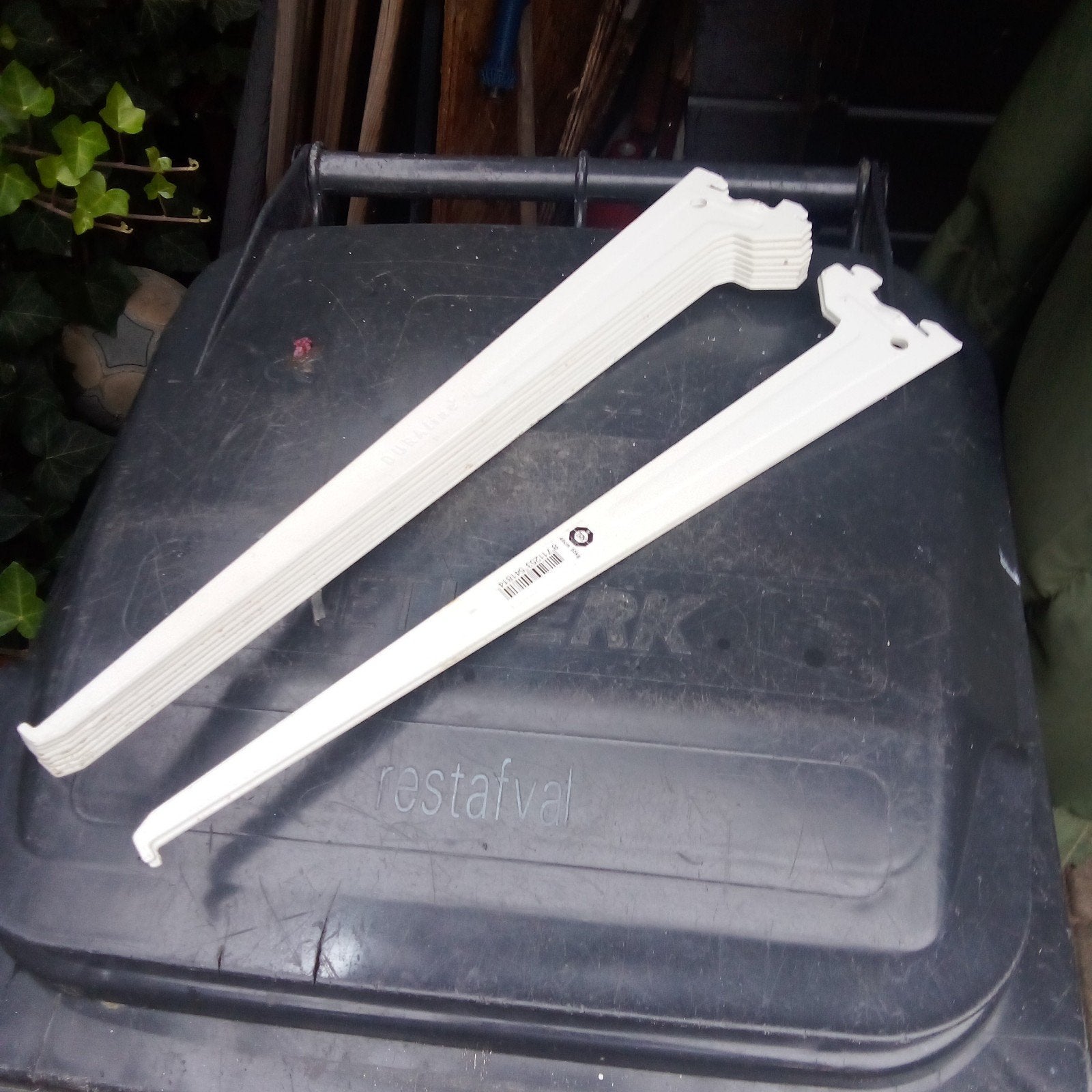 Plankdrager wit 40 cm, Ophalen