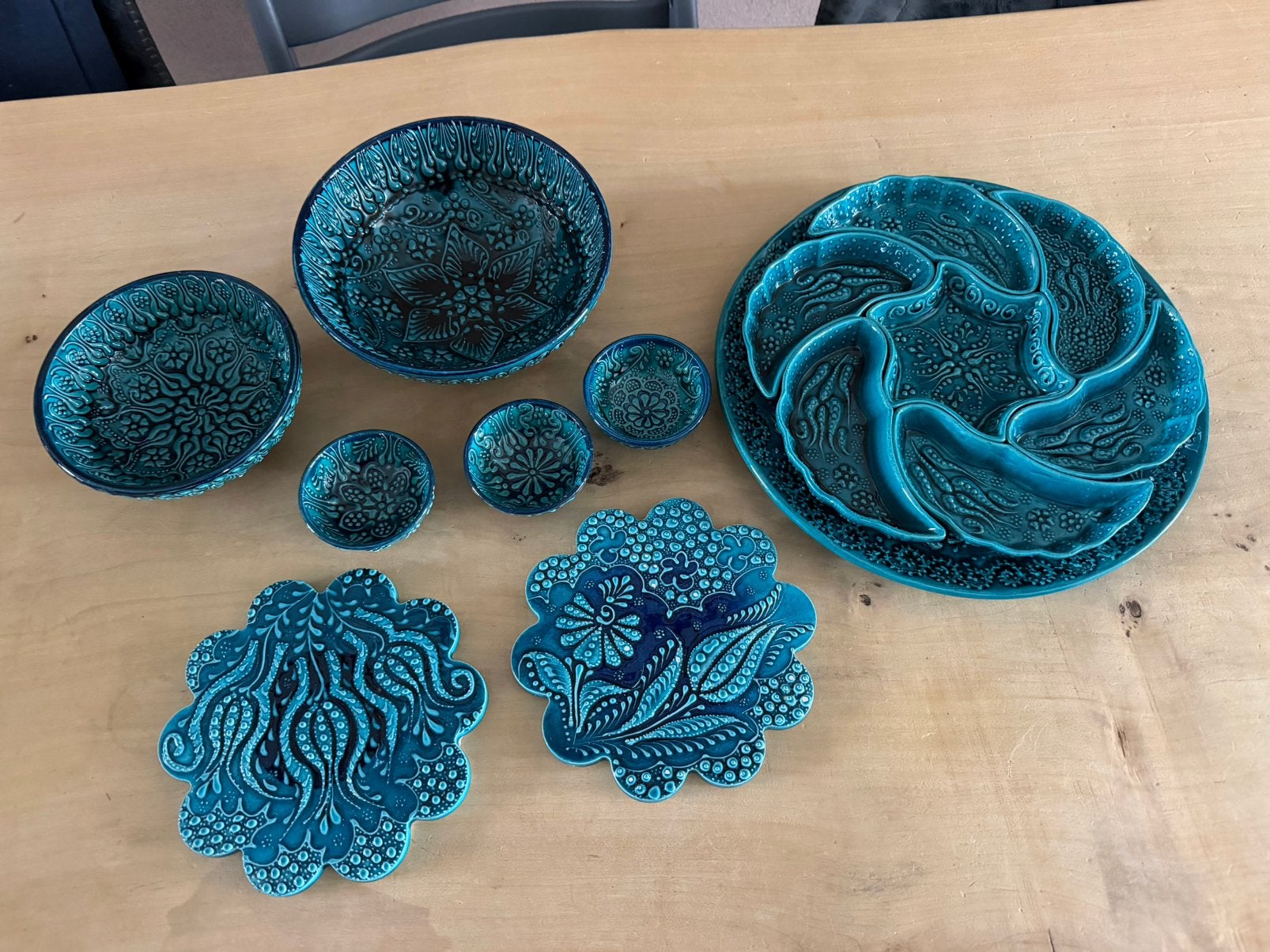 Handgemaakt servies, Ophalen, Zo goed als nieuw, Handgemaakt