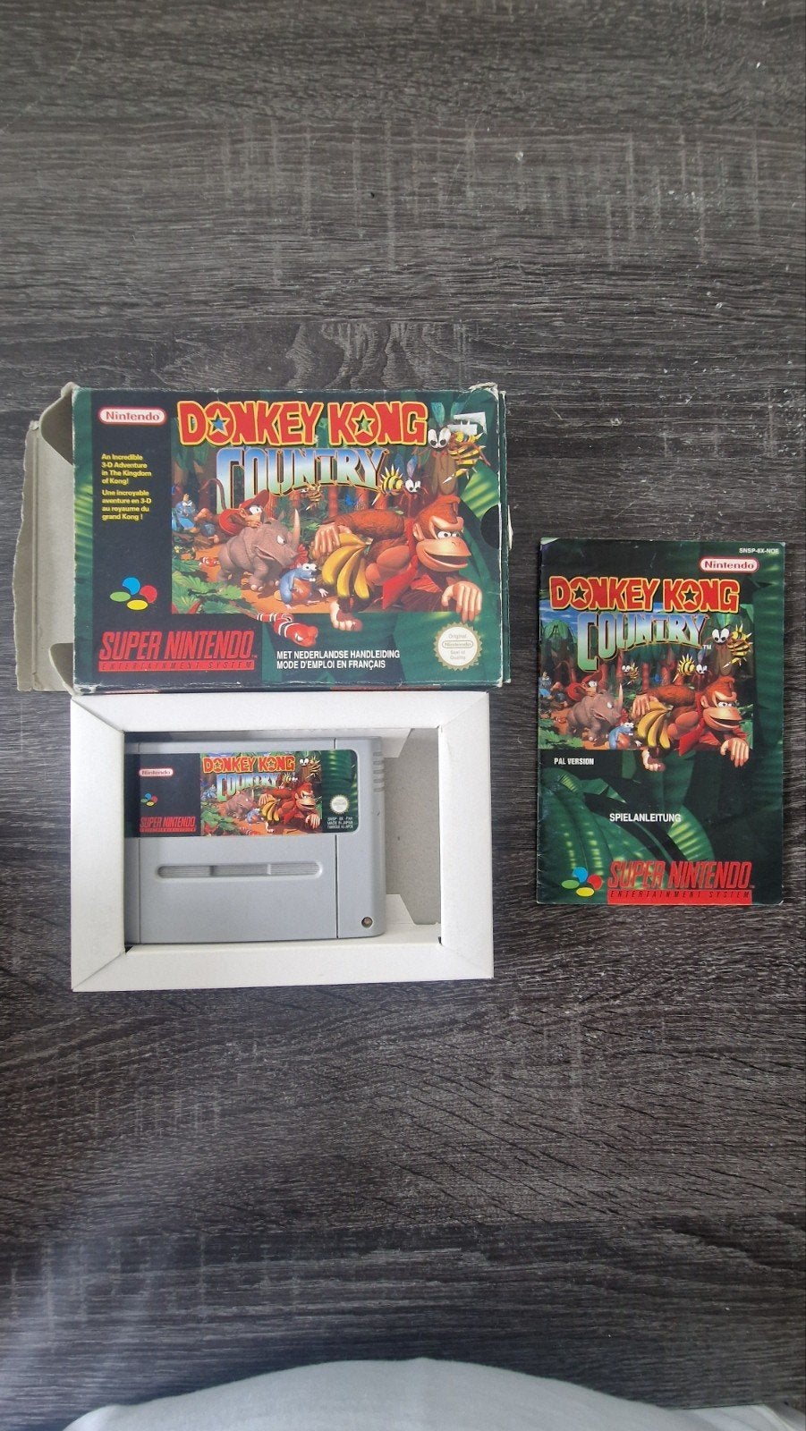 Donkey Kong Country - Super Nintendo (SNES), Gebruikt, 1 speler, Ophalen of Verzenden, Vanaf 3 jaar