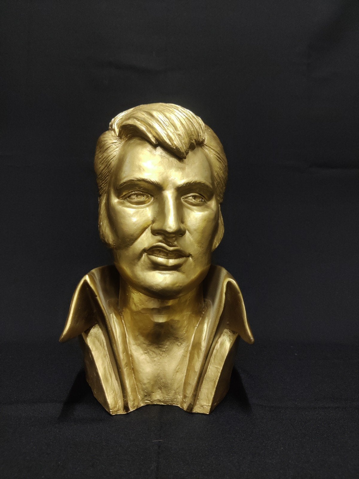 Elvis Presley buste goud gekleurd. The King, Verzamelen, Ophalen of Verzenden, Nieuw, Mens