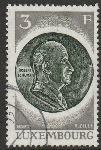 Luxemburg 1972 849 Schuman, Gest, Ophalen of Verzenden, Luxemburg, Gestempeld