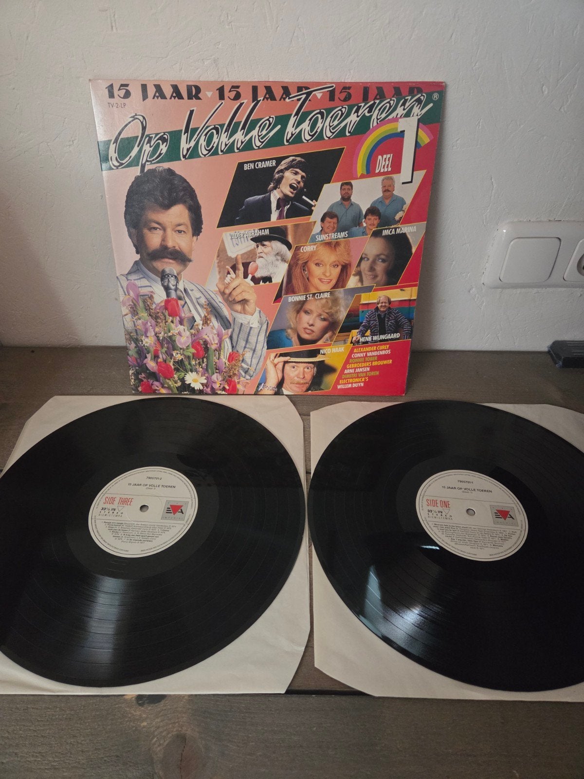 15 Jaar Op Volle Toeren - Dubbel LP Pop/Levenslied, Cd's en Dvd's, Vinyl | Nederlandstalig, Gebruikt, 1980 - 1989, Ophalen of Verzenden