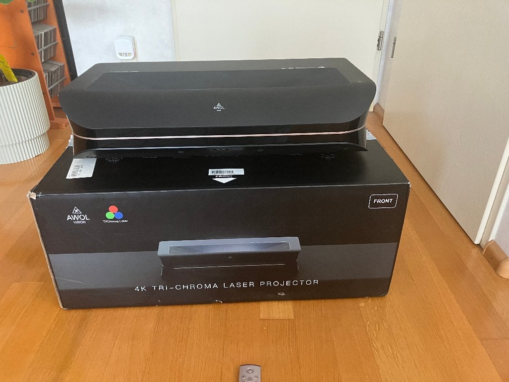 Awol LTV-3000 pro laser projector, Audio, Tv en Foto, Beamers, Ophalen, Overige technologieën, Awol, Zo goed als nieuw