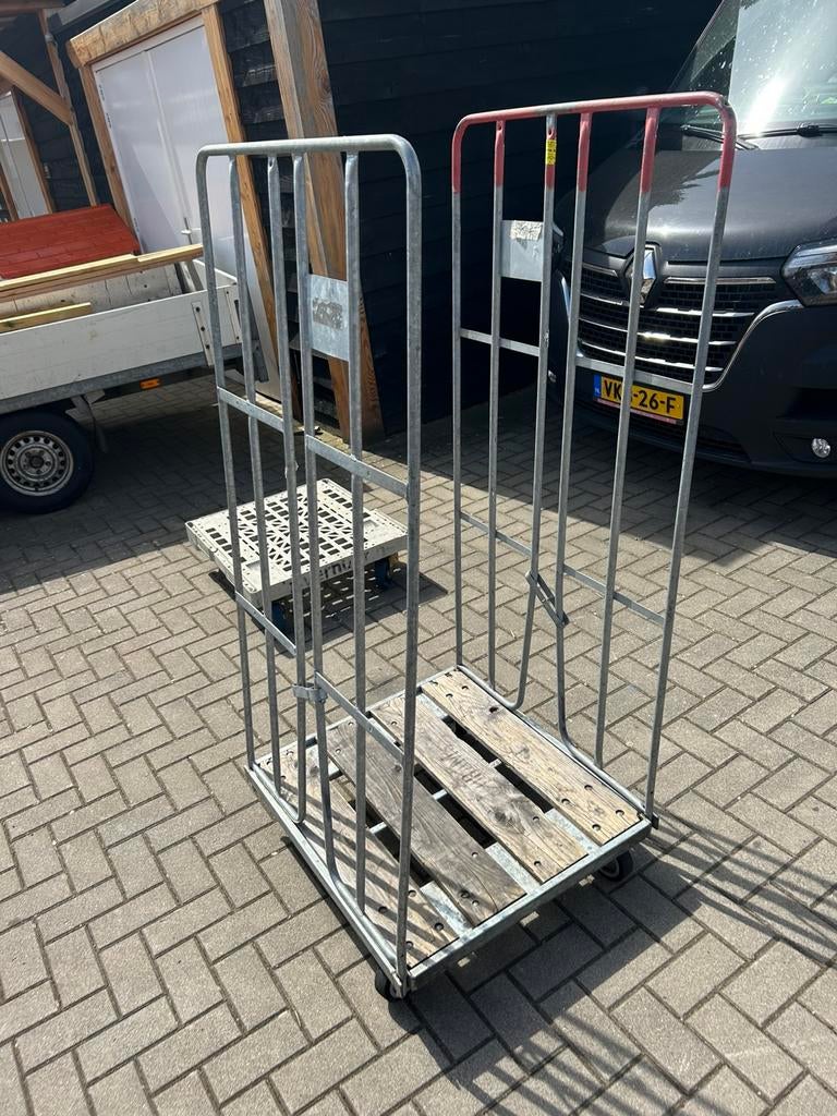 10x 2 heks transport wagens | rolcontainers, Ophalen of Verzenden, Zo goed als nieuw