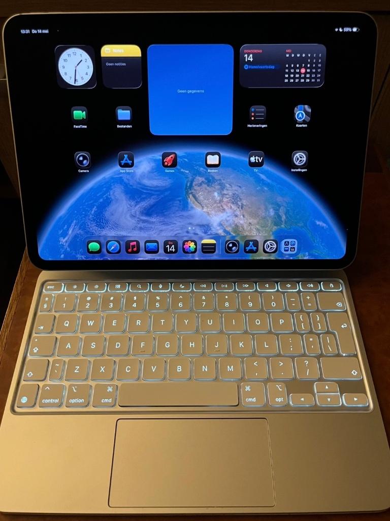 iPad Pro m4 11 inch silver, Apple iPad, 11 inch, Ophalen of Verzenden, Zo goed als nieuw