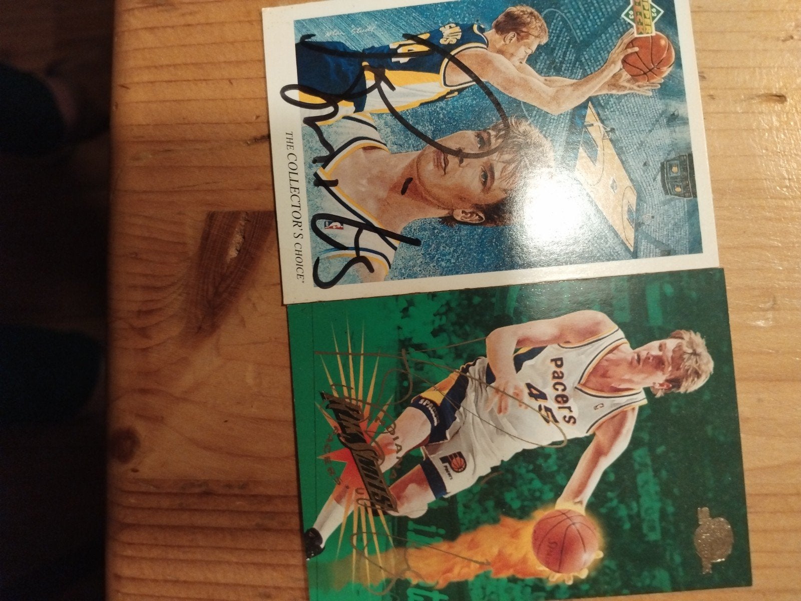 Gesigneerde NBA Spelerskaart - The Collector's Choice, Ophalen of Verzenden, Gebruikt, Overige sporten, Spelerskaart