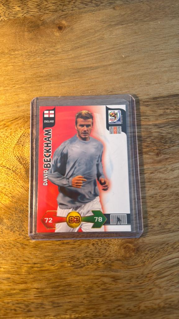 David Beckham Panini Adrenalyn XL WK 2010, Ophalen of Verzenden, Nieuw, Plaatje