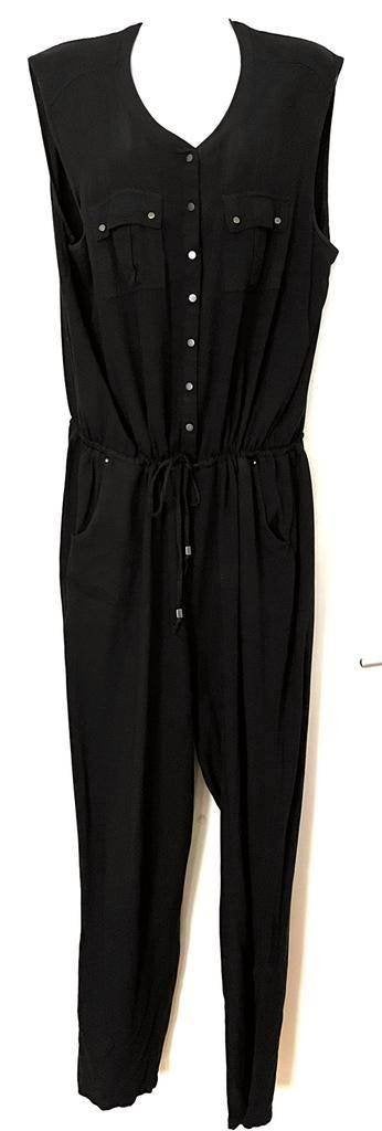 Vila zwarte jumpsuit maat XL [DM], Ophalen of Verzenden, Zo goed als nieuw, Maat 46/48 (XL) of groter, Zwart