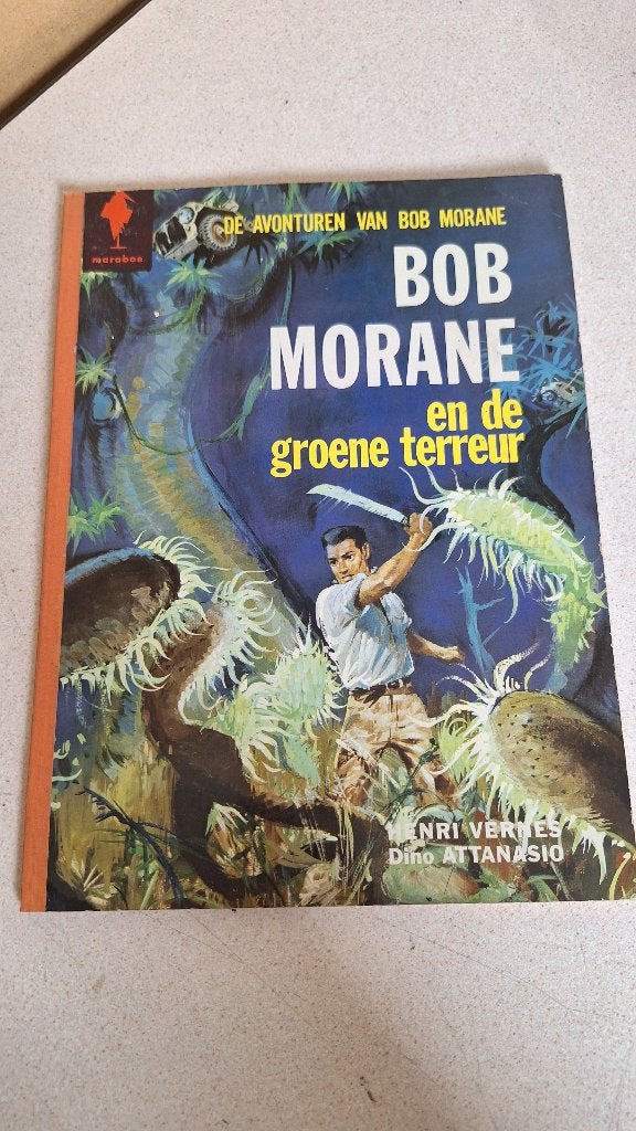 BOB MORANE en de groene terreur  1963 1e druk, Boeken, Gelezen, Eén stripboek, Ophalen of Verzenden, Henri Vernes