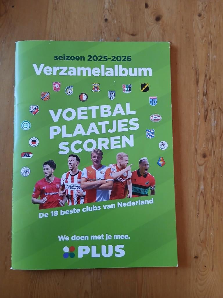 Verzamelalbum  seizoen 2025-2026 voetbal, Ophalen of Verzenden, Gebruikt, Sport