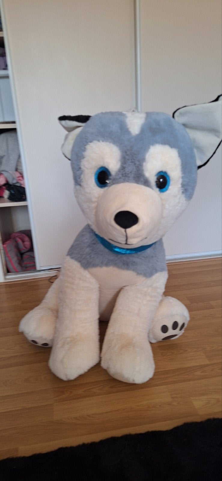 Grote pluche hond husky, Ophalen, Hond
