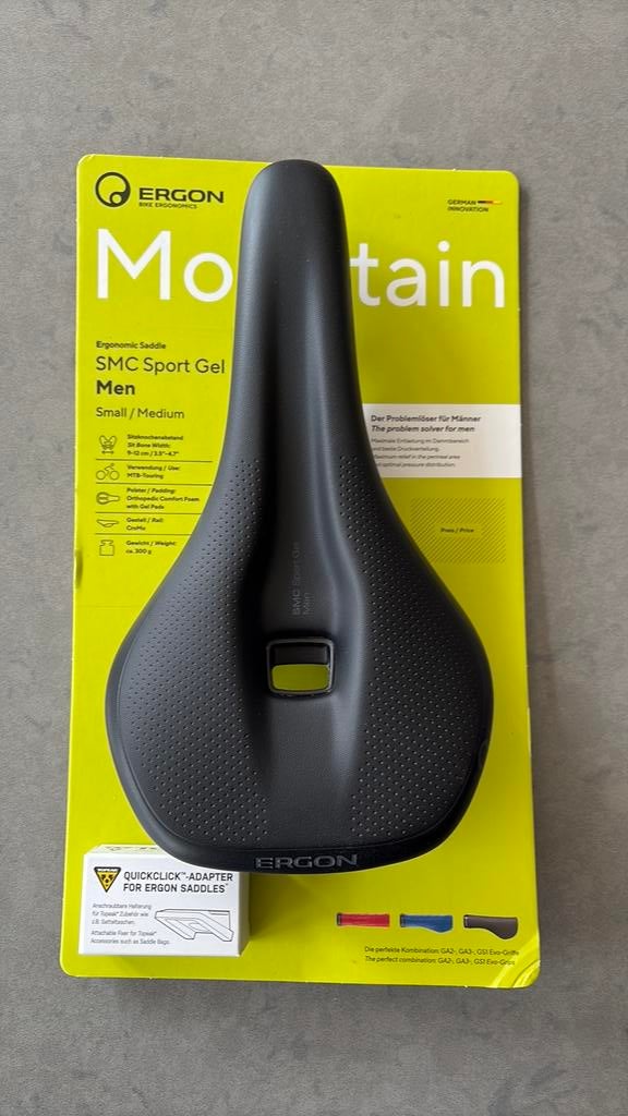 Ergon SMC sport gel zadel maat M, Ophalen of Verzenden, Zo goed als nieuw, Zadel