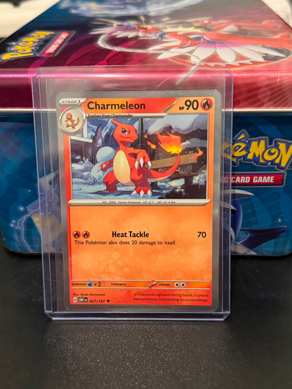 Charmeleon #27 Pokemon Obsidian Flames, Ophalen of Verzenden, Nieuw, Losse kaart