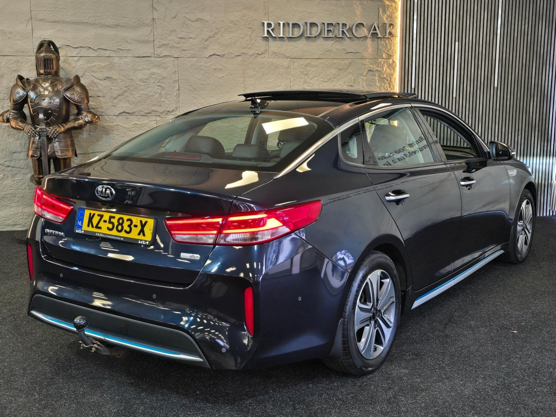 Kia Optima 2.0 GDI PHEV Business DynamicLine|GARANTIE|NAP|PA, Auto's, Kia, Gebruikt, Blauw, Bedrijf, Hybride Elektrisch/Benzine
