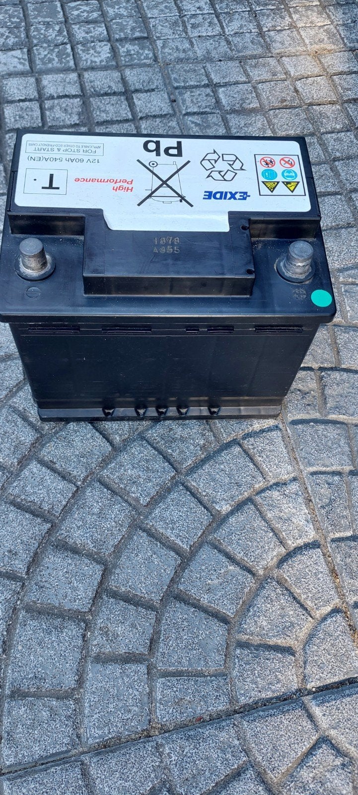 ACCU 12V 60Ah 540A, Ophalen, Gebruikt, Citroën