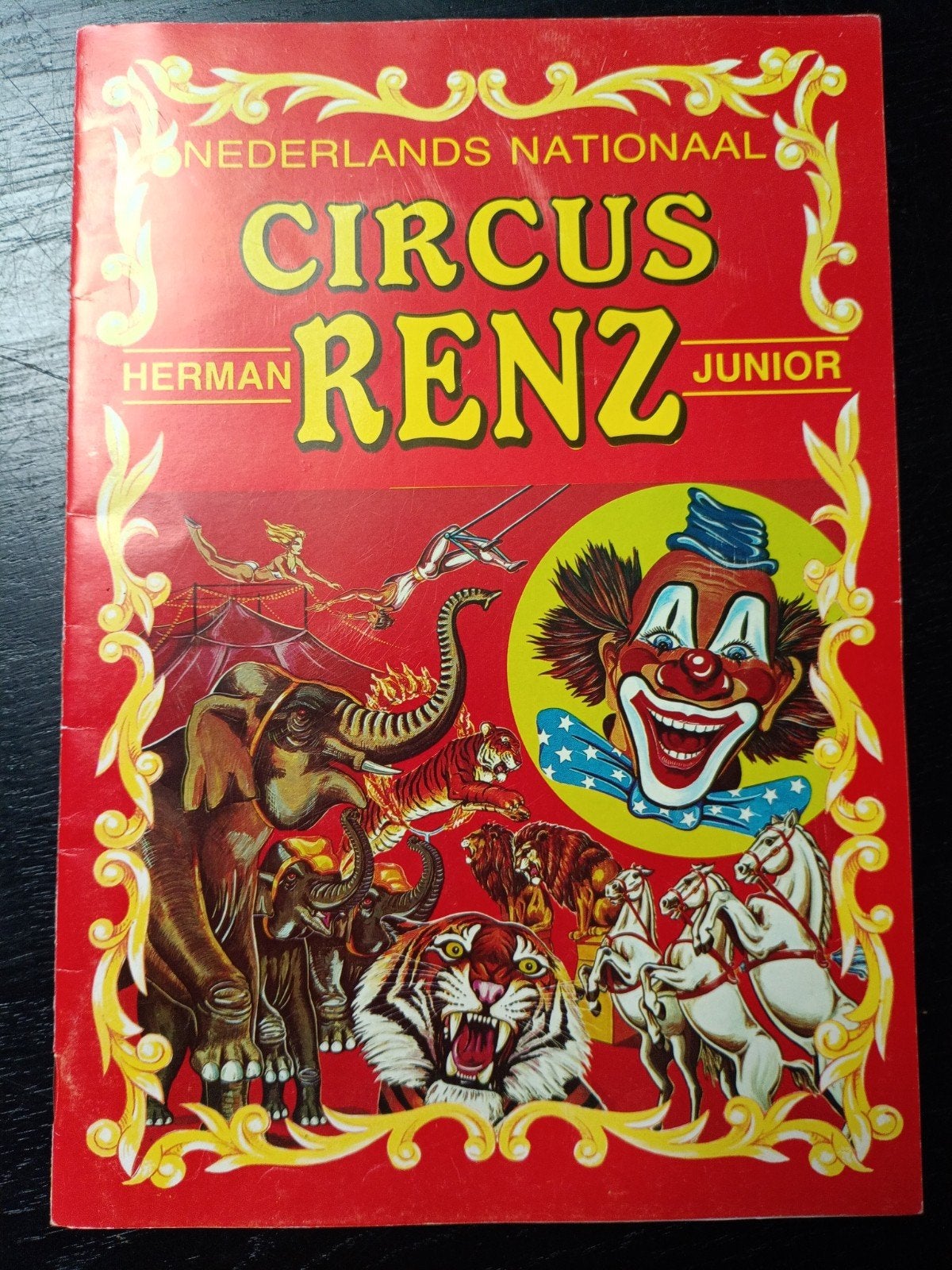 Circus Renz Junior Programma Boekje - Nederlands Nationaal, Ophalen of Verzenden, Gelezen, Onbekend, Catalogus