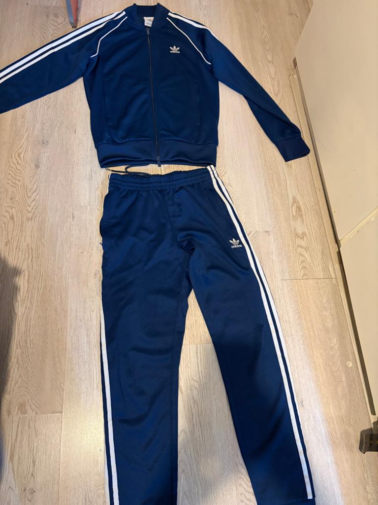 Adidas Originals SST Tracksuit Heren - Blauw Maat S, Blauw, Ophalen of Verzenden, Zo goed als nieuw, Algemeen