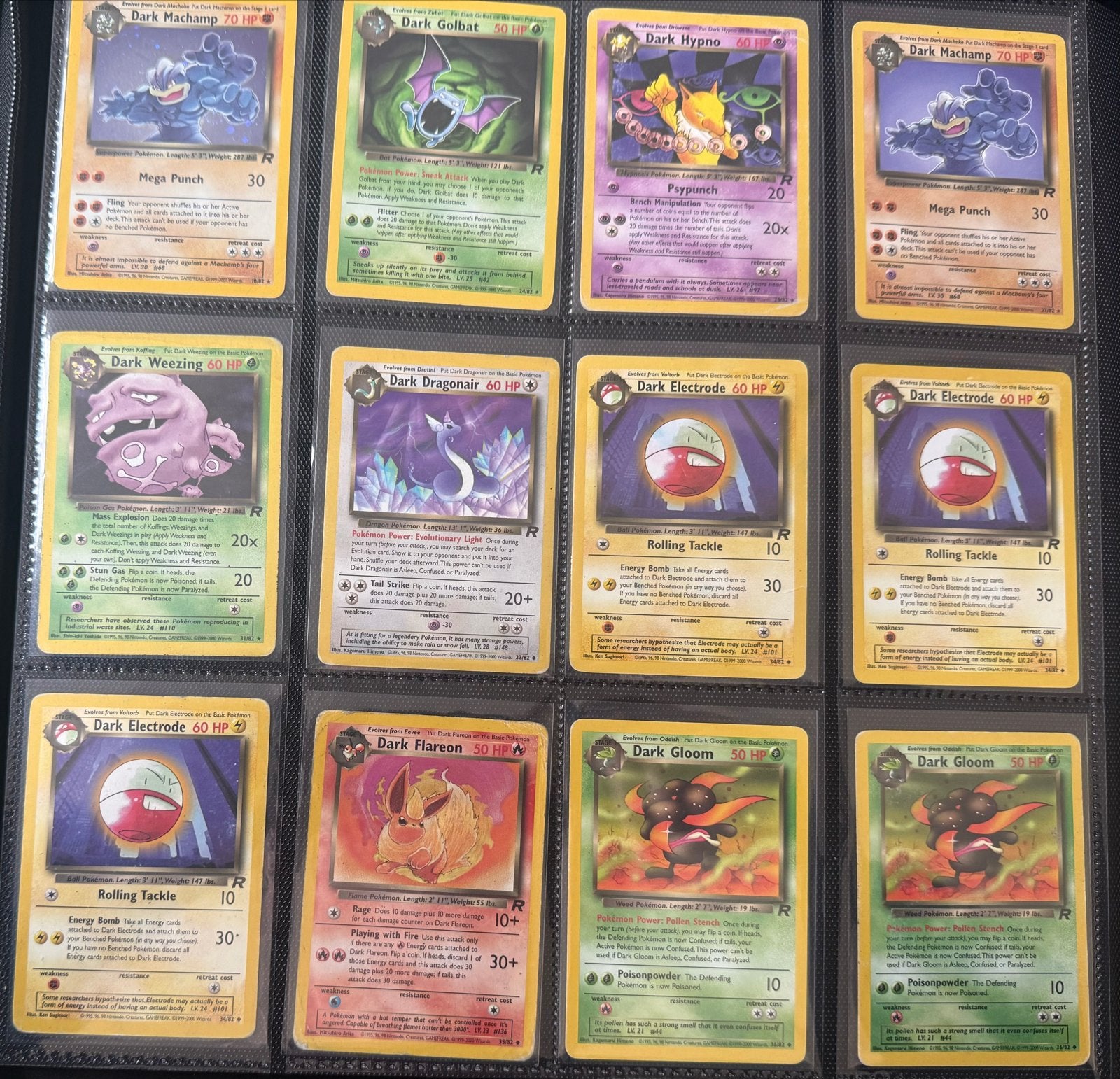Pokemon Team Rocket Kaarten 2000 - Diverse Collectie, Ophalen of Verzenden, Gebruikt, Meerdere kaarten