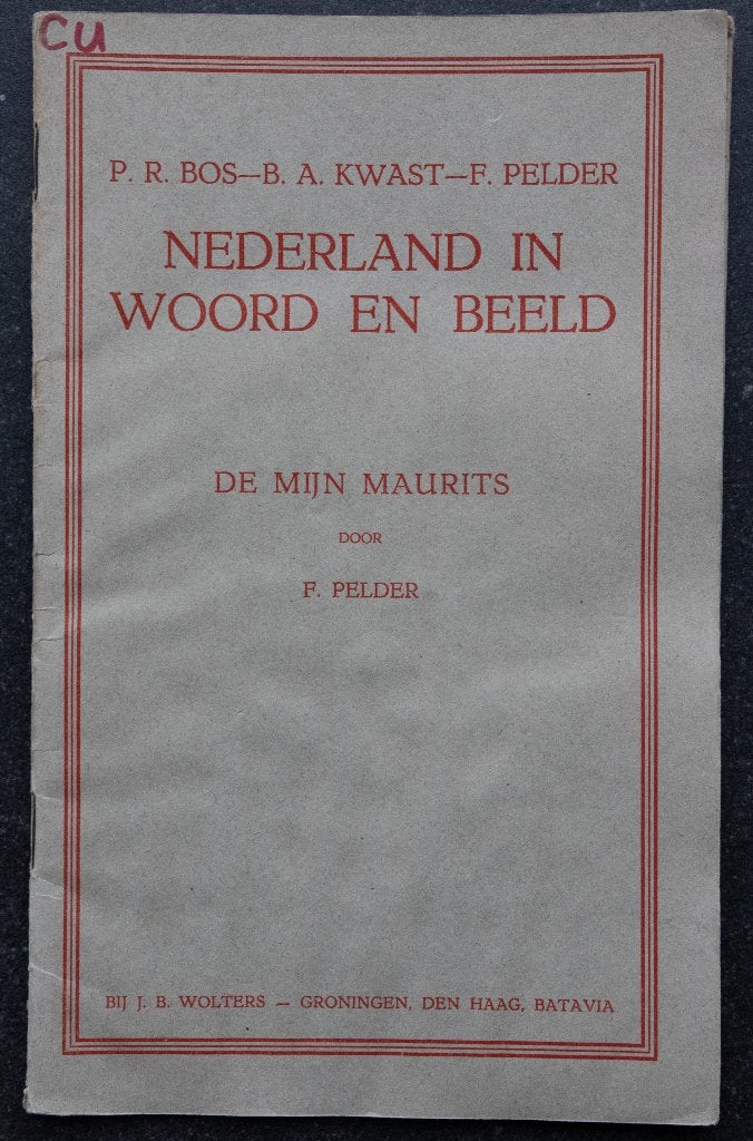 Schoolplaat boekje  De mijn Maurits   de Koel, Antiek en Kunst, Antiek | Schoolplaten, Ophalen of Verzenden, Stad- en Dorpsgezichten