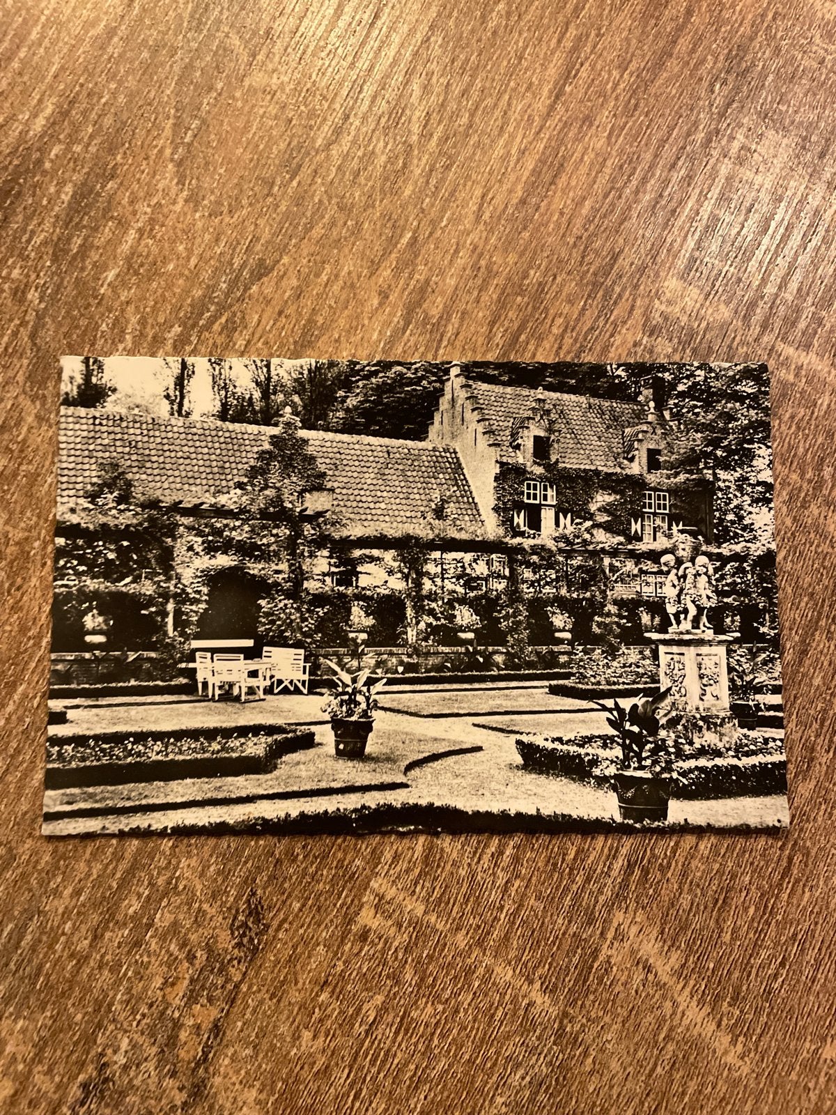 Oude Ansichtkaart Kasteel Bouvigne Breda Siertuin Rectoraat, Verzamelen, Ophalen of Verzenden, 1960 tot 1980, Gelopen, Noord-Brabant