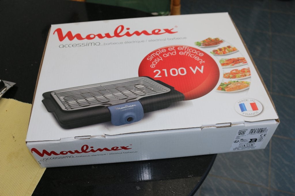 Elektro Grill Moulinex maar 1x gebruikt als alternatief, Ophalen of Verzenden, Zo goed als nieuw