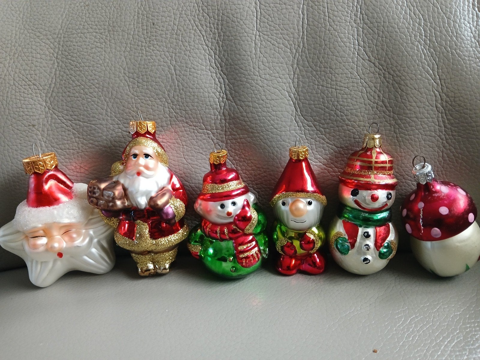 vintage glazen ornamenten, Ophalen, Zo goed als nieuw
