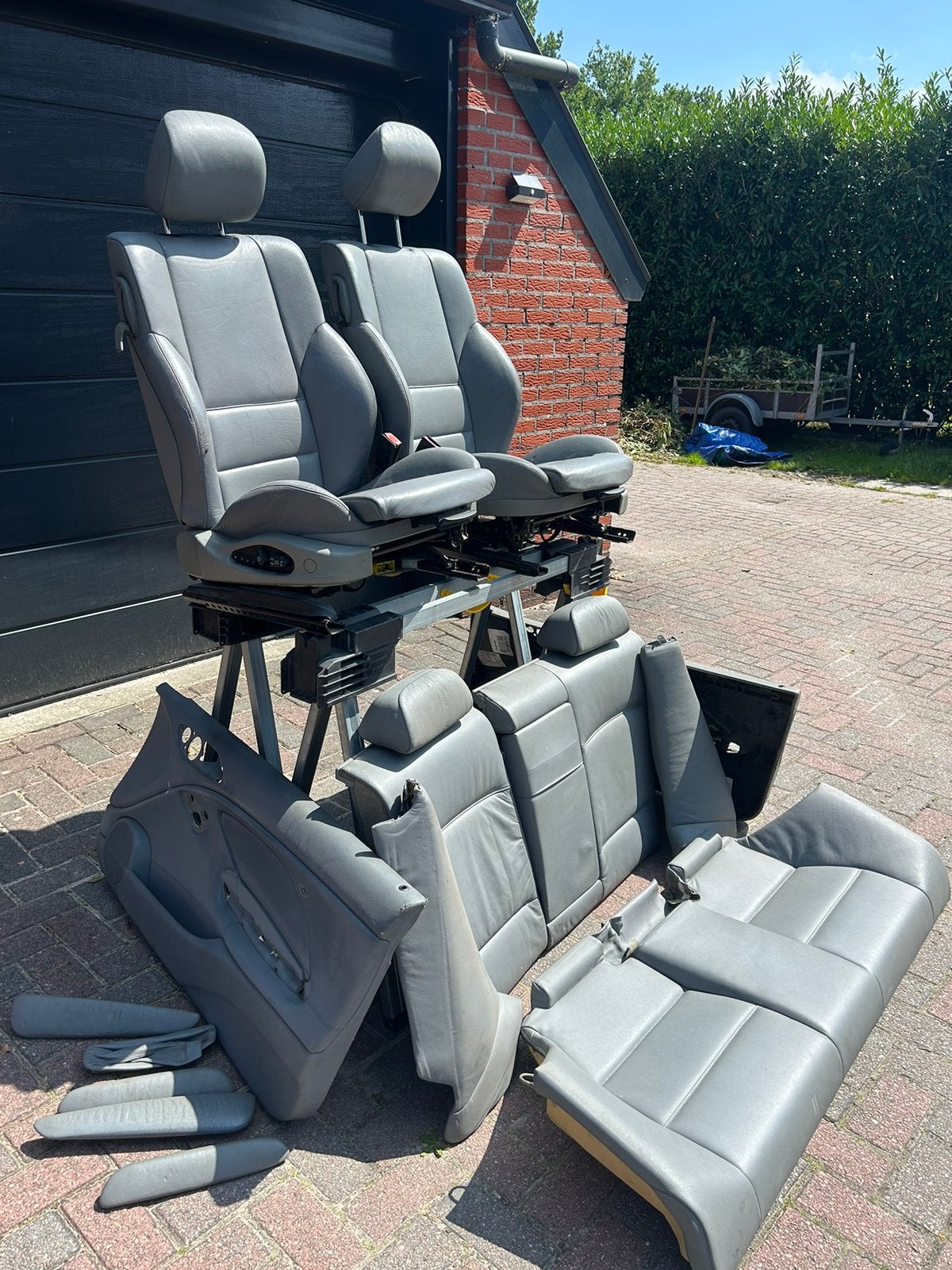 BMW E46 coupe elektrisch leder sport interieur., Ophalen, BMW