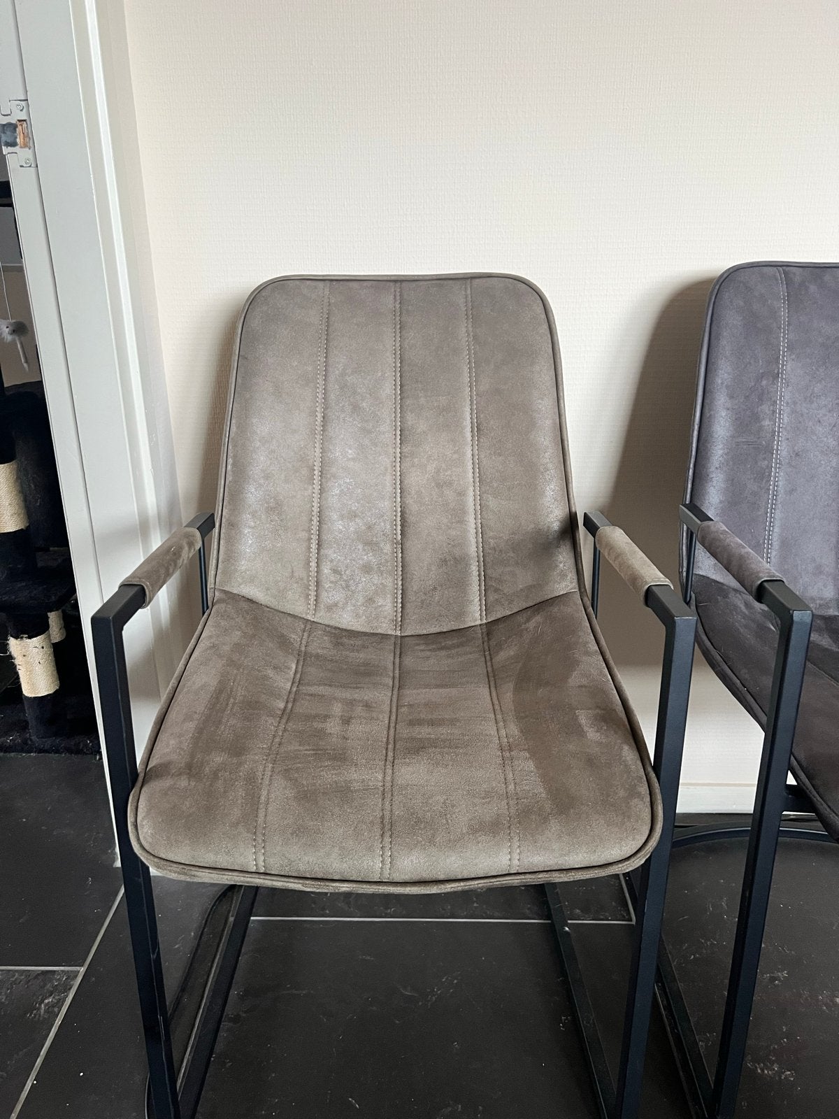 Set van 3 eetkamerstoelen - Groen, Huis en Inrichting, Ophalen, Zo goed als nieuw, Overige kleuren, Drie