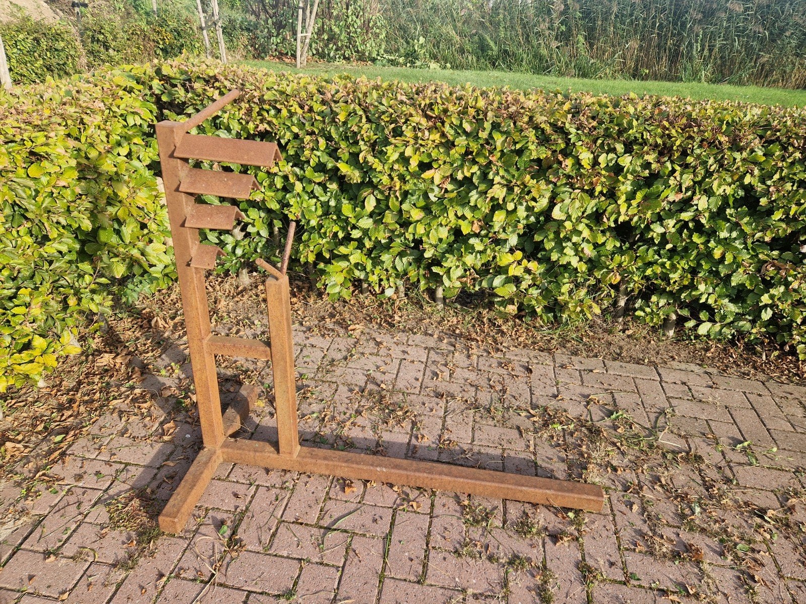 zaagbok staal, Ophalen